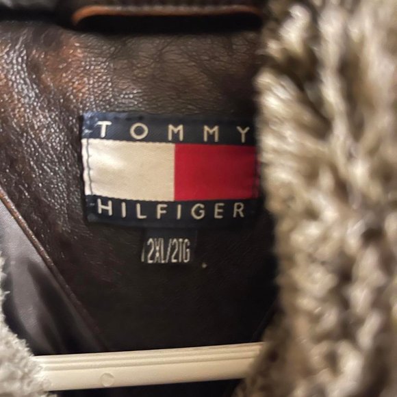 Tommy Hilfiger Leather and FUR jacket - Picture 3 of 5
